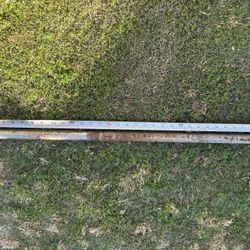 Weight Lift Bar Has Grips And Threaded Ends