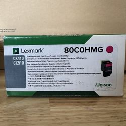 LEXMARK MAGENTA 80COHMG RETURN PROGRAM HIGH YIELD TONER (CX410, CX510)