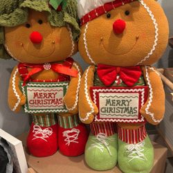Large Gingerbread Boy And Girl