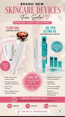 BRAND NEW SKINCARE DEVICES FOR SALE ✨