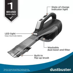 New in box BLACK+DECKER Dustbuster Reveal Cordless Handheld Vacuum Black