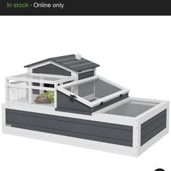 Tortoise Enclosure, Small Pet Cage — 3-Room 2 Stories Habitat w/ Balcony