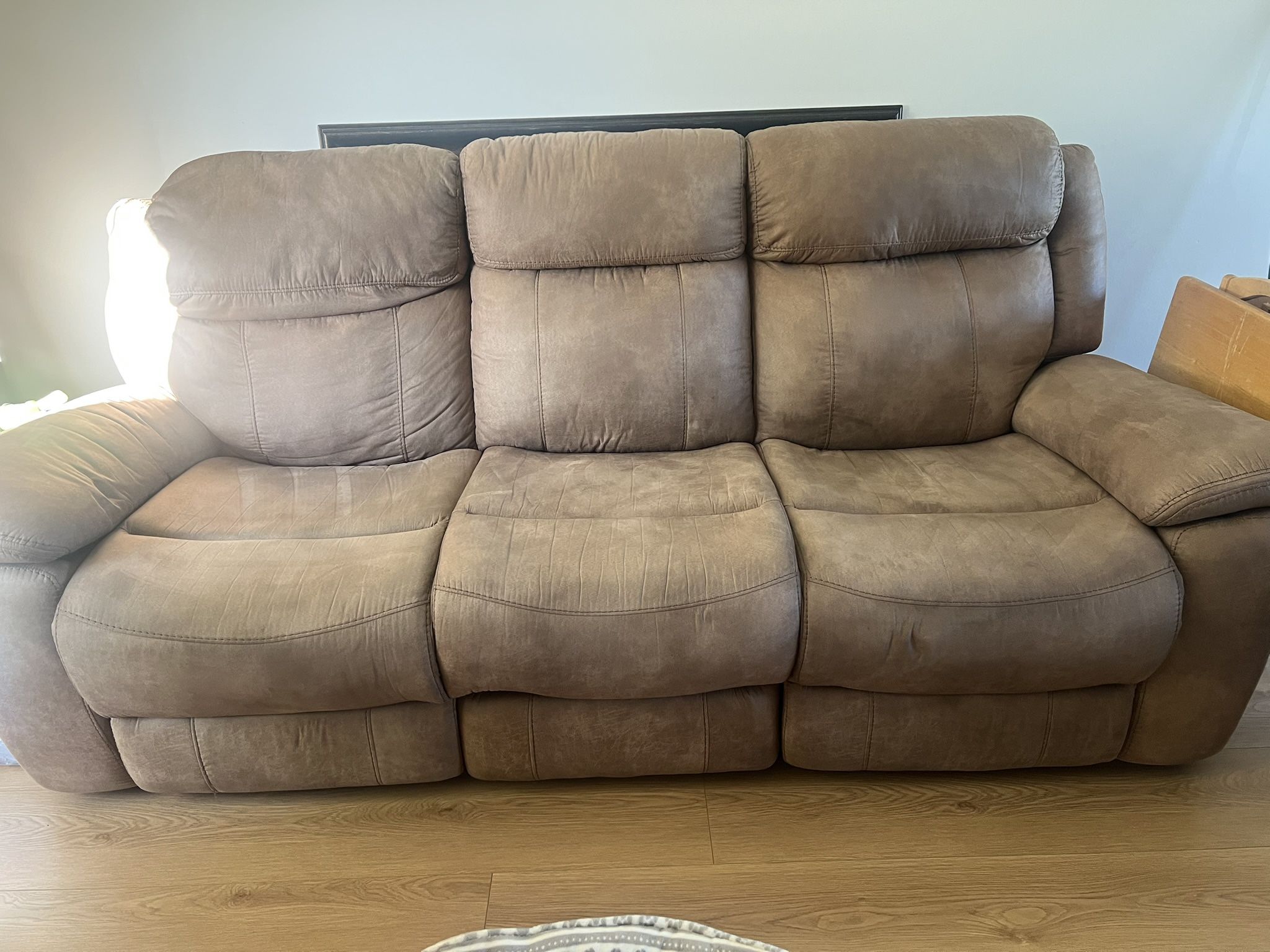 Tan Colored Sofa