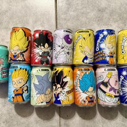 DBZ soda cans