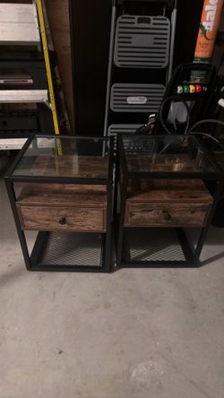 Two Side tables /nightstands