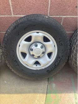 SET DE LLANTAS 345/70/R16 PARA TOYOTA TACOMA 2023 6LUGS.