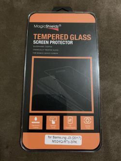 Magic Shield Tempered Glass Screen Protector for Samsung J3 3 Pack