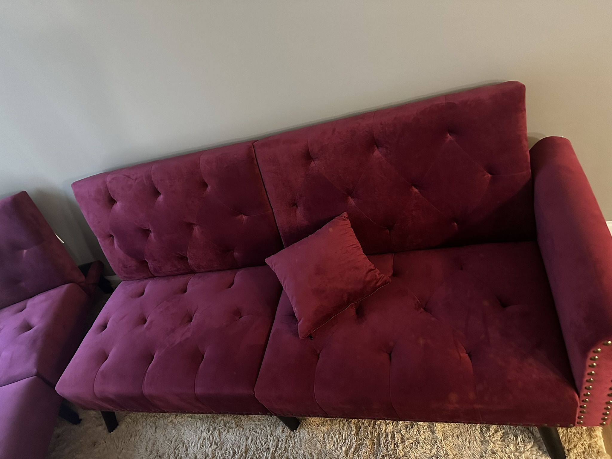 Velvet Couch 