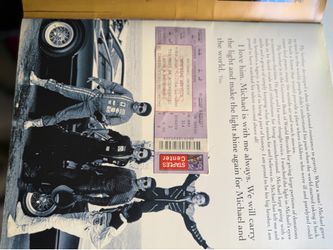 Michael Jackson Memorial Service Program & Tickets