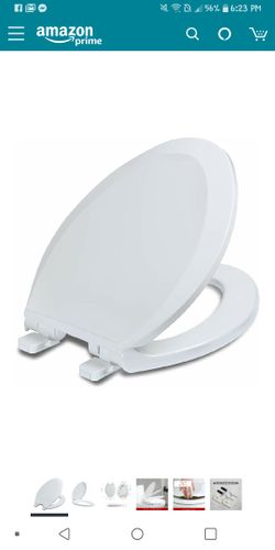 Brand new never used. Elongated or oblong toilet seat