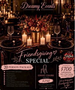 Friendsgiving Dinner with Catering