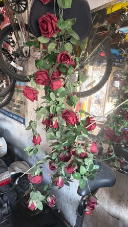 Artificial rose garland $20 set of 2