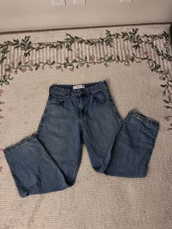 Hollister Medium Wash Wide Leg Jeans