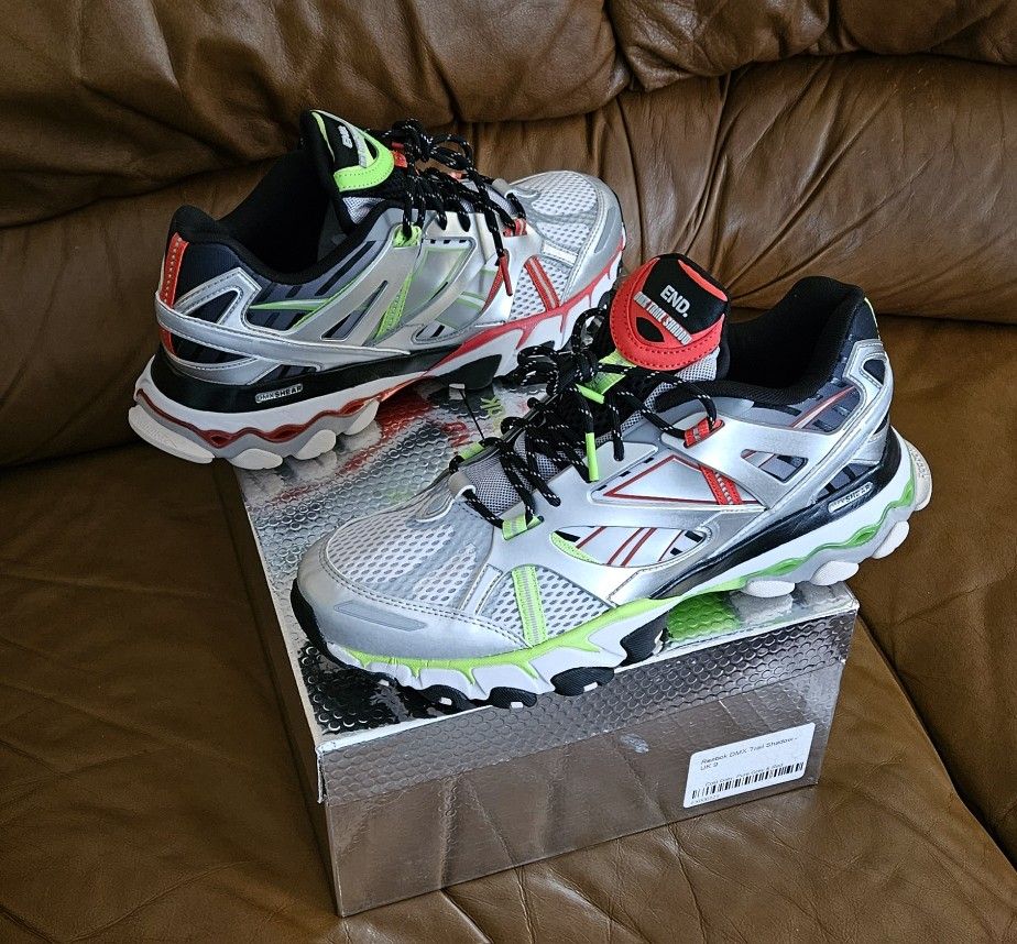 New Men's Reebok DMX End X Trail Shadow Mercury Multicolor Size 10 (LIMITED EDITION)