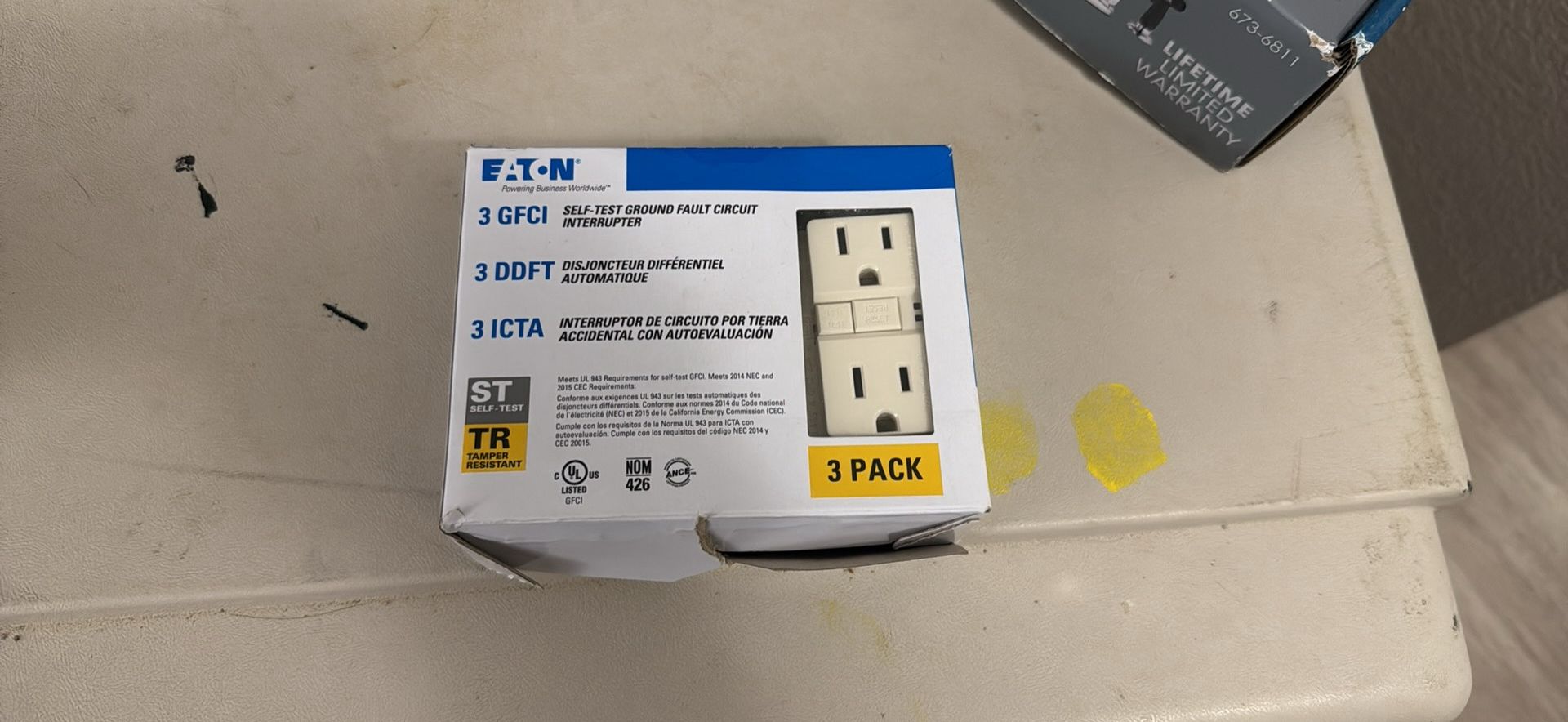 Eaton GFCI 3-Pack Open Box