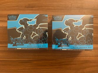 Black Bolt Pokemon Center Elite Trainer Box