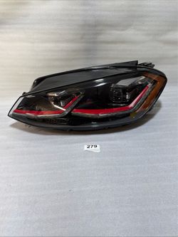 🌟clean!! 2018-2021 VOLKSWAGEN GOLF GTI MK7.5 FULL LED LEFT SIDE HEADLIGHT OEM