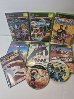 Lot of 9 - Assorted XBOX GAMES - USED