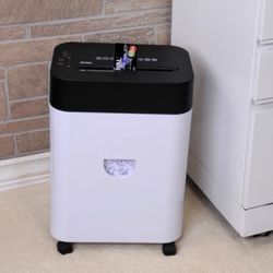 New ** Royal Shredder Micro-Cut Paper Shredder, 14-Sheet, Black/White