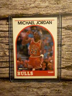 Michael Jordan 1989 NBA Hoops Basketball Air Jordan  Card