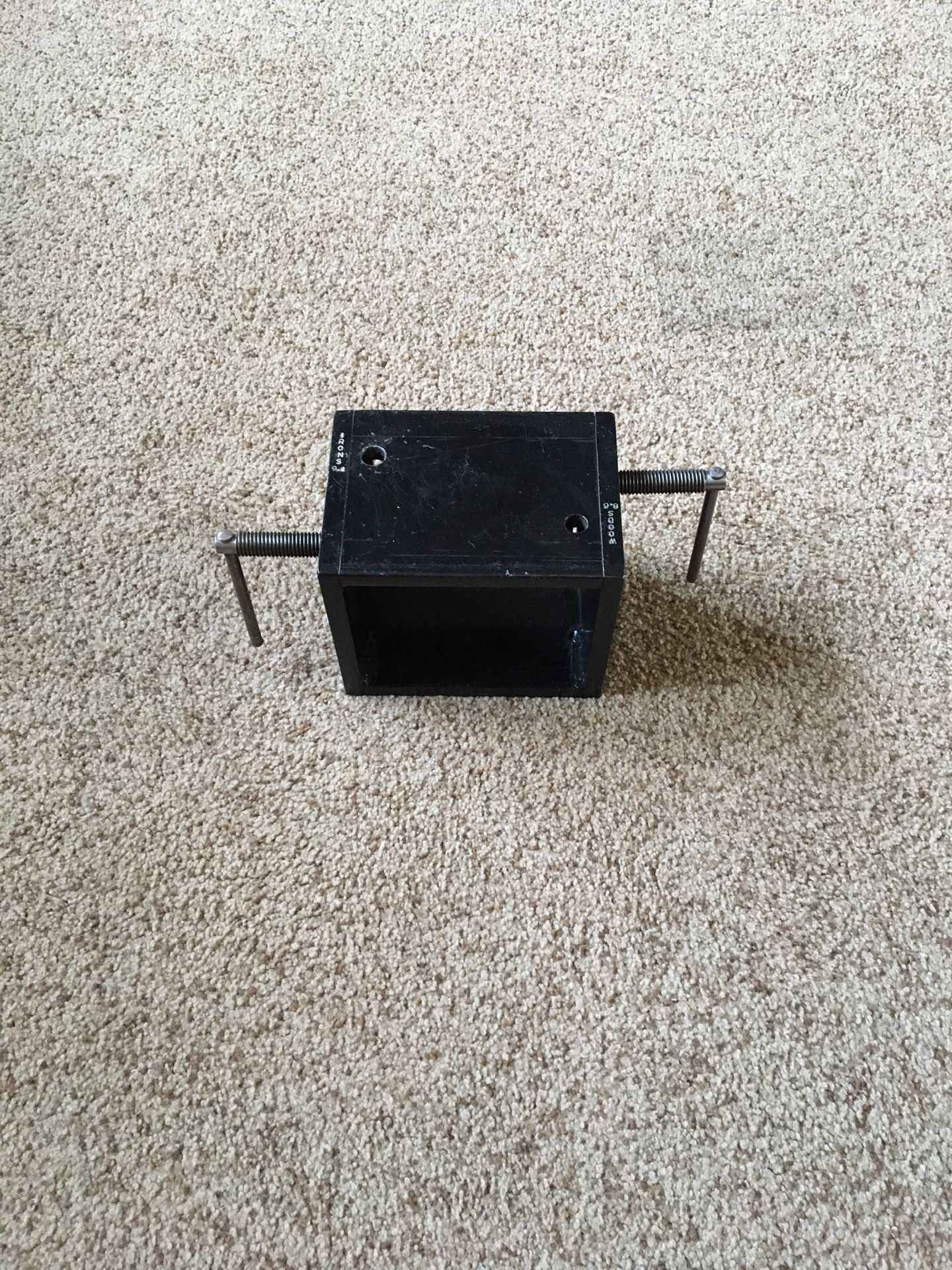 Mitchell golf heavy duty club boring jig.
