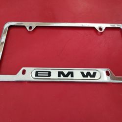 Chrome BMW License Plate Frame