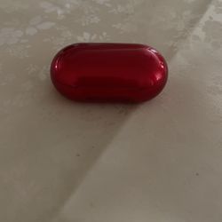 Red Bluetooth Earbuds 