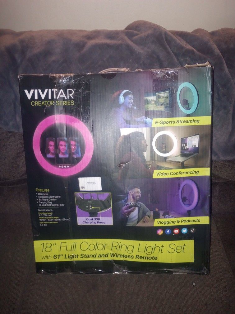 full color ring light 