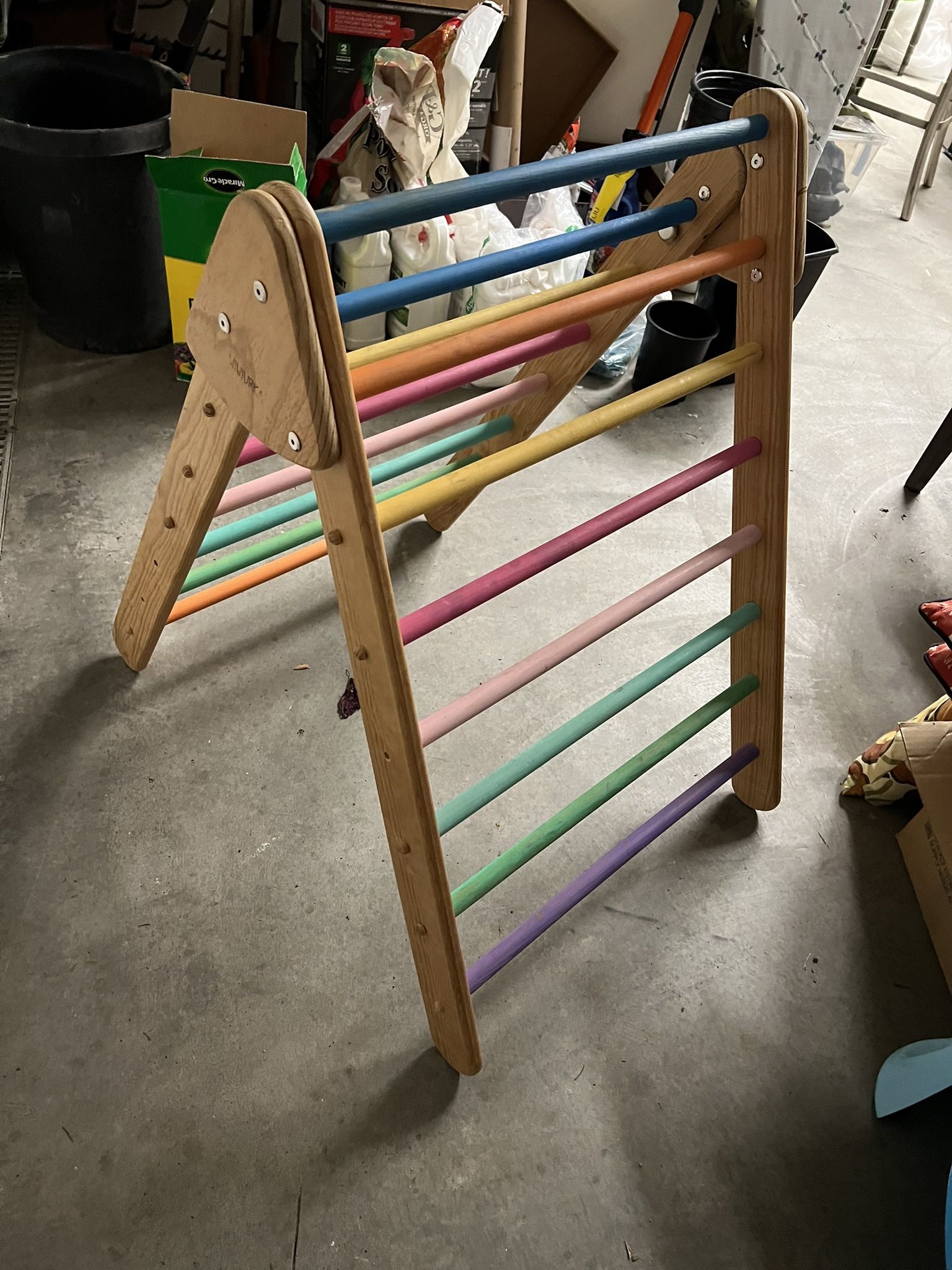 Play Set: Pikler Triangle + Climbing Arch + Plank Bridge