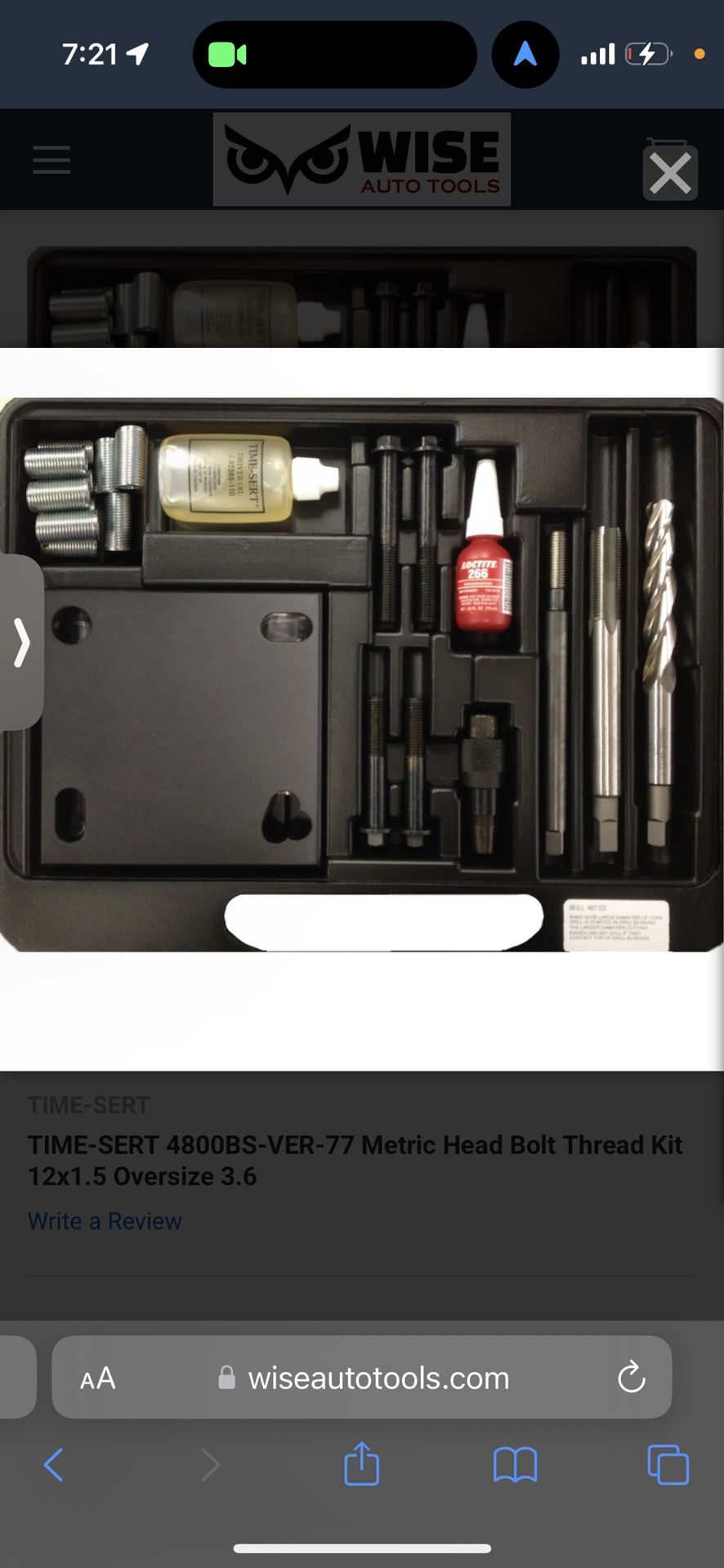 Time Sert Big Sert 4800BS Kit