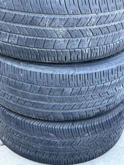 205/65/16 set of 3 tires 90% tread life