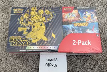 Pokémon Surging Sparks Elite Trainer & Booster Bundle Costco NEW