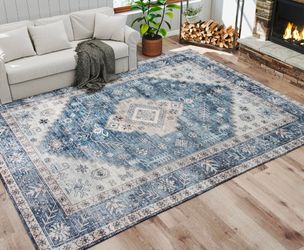 New Washable 8x10 Area Rug