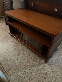 Wood TV Stand