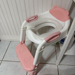 Potty Trading Toilet Seat With Ladder