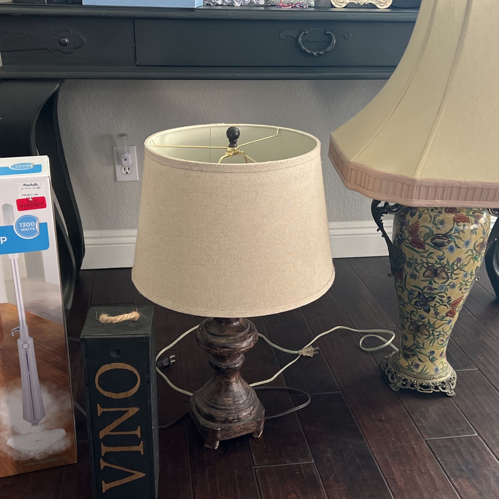 Lamps And Steam Cleaner