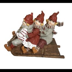 Vintage SID Dashing through the Snow in a Sleigh Coin Piggy Bank Christmas Decor