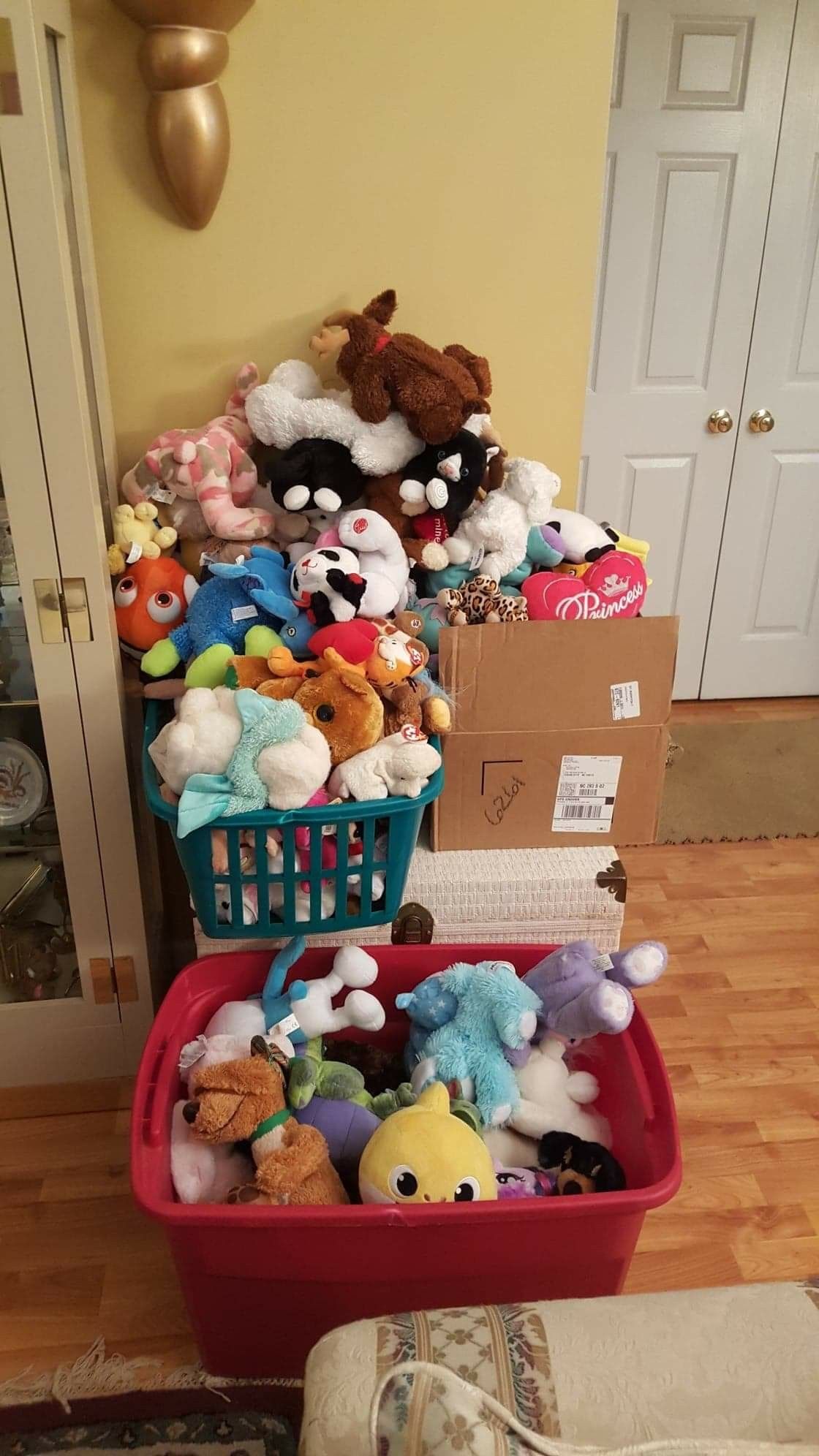 Stuffed animals or best offer.