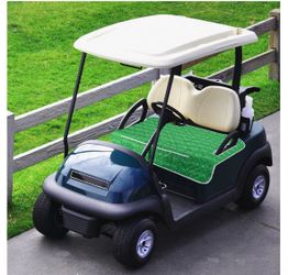 Golf Cart Seat Covers,Seat Towel Blanket,Golf Cart Seat Blanket,Golf Gift Golf Cart Seat Cushion for 2 Person EZGO,Yamaha,Soft Breathable Microfibe,No