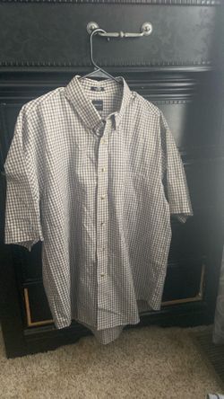 Shirt Arrow size L 16-16.5 color gray with blue
