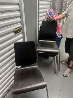 Black chairs