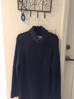 Lemongrass XL BLUE TURTLENECK