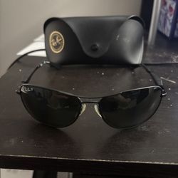 Ray Ban RB 3519 006/9A 59-15-135 3P Black Metal Sunglasses -N96 Read Description