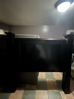 Queen size bed frame (mattress not included)