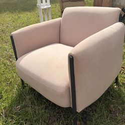 Blush Pink Accent Chair