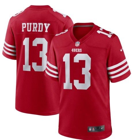 49ERS PURDY FOOTBALL JERSEY $50. CASH PLEASE!!
