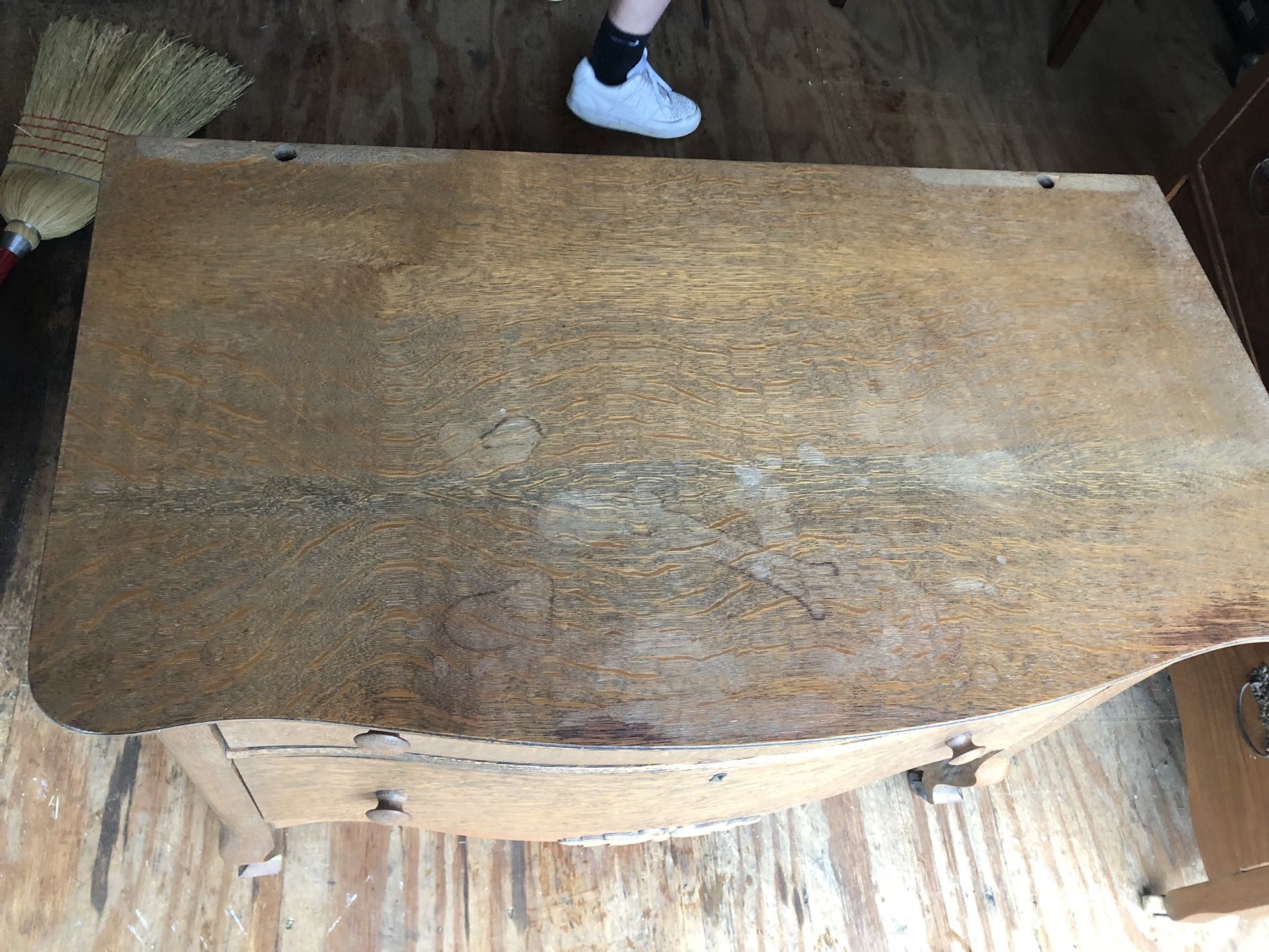 Vintage Dresser With Mirror