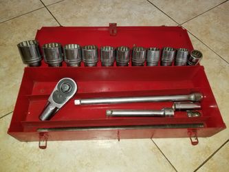 ORIGINAL SNAP-ON SOCKET WRECH SET