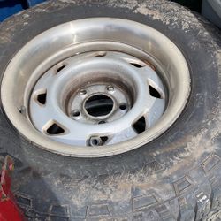 S10 Pickup Or Blazer Wheels Almost New Tires