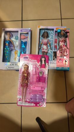 Fashion Doll Toy Set Bundle of 4
